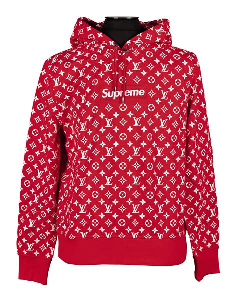 supreme x lv hoodie resell|louis vuitton x supreme tracksuit.